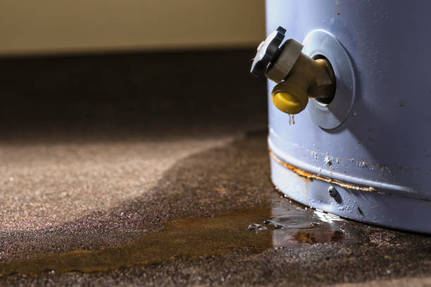 Water damage restoration process in Bally, PA
